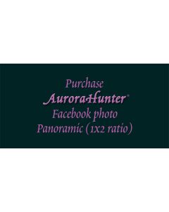 Aurora Hunter 1x2 Ratio Panoramic Photo Sizes