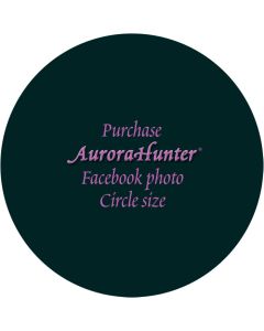 Aurora Hunter Circle Metal Prints
