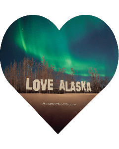 Love Alaska sticker
